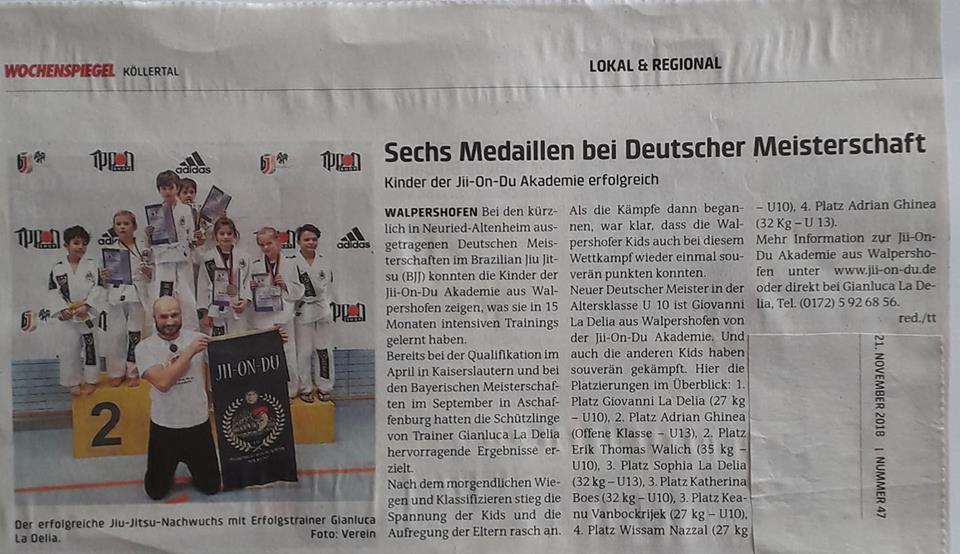 BJJ Deutscher Meister 2018
